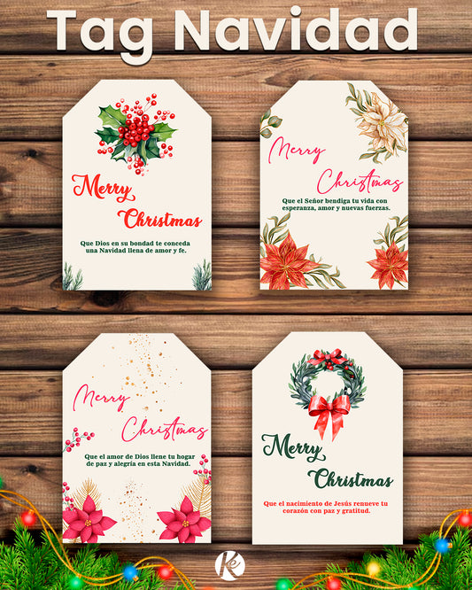 Tags Personalizados de Navidad – Detalles que Encantan 🎁