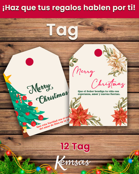 Tags Personalizados de Navidad – Detalles que Encantan 🎁