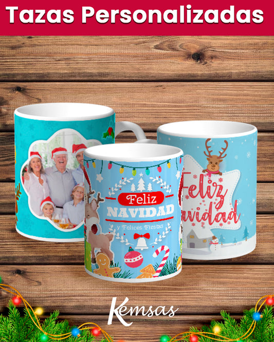 Taza Personalizada Navideña